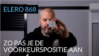 Zo Pas Je De Tussenpositie Aan Op Een Elero 868 Motor