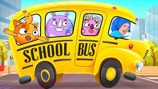 Wheels Go Round and Round Song | Nursery Rhymes for Kids | Preschool Songs With Baby Zoo