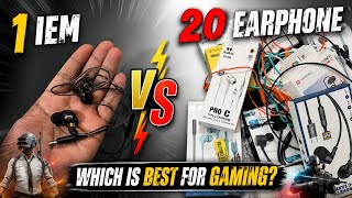 1 Iem Vs 20 Earphone Which Is Best For Gaming Sounce Bass Engine Type-C In Ear Wired Earphones