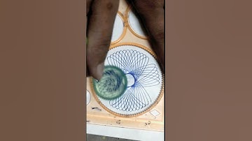 Amazing spirograph makeover Beautiful graph pen rotation by step graph #spirograph #satisfying