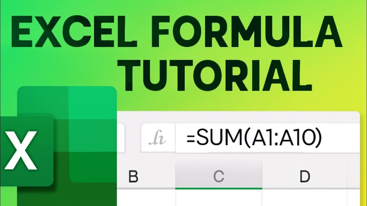 Microsoft Excel Formula || Excel Formulation Tutorial - YouTube