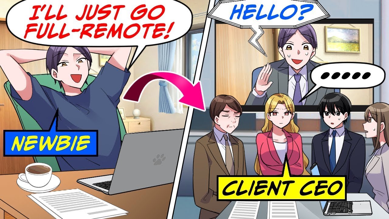 This Newbie Revamps Work on His Own By Making All Meetings Online! But The Client…[RomCom Manga Dub]