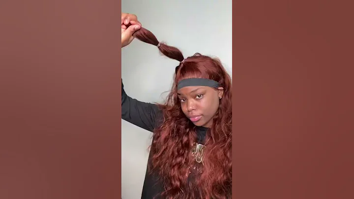 love this color intall Body Wave lace frontal  wig...