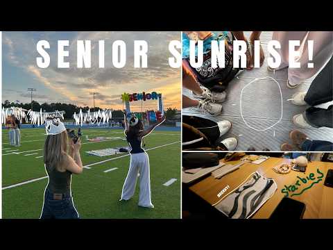 SENIOR SUNRISE!! Waking up at 5 am, cute pics, friends, and food!!