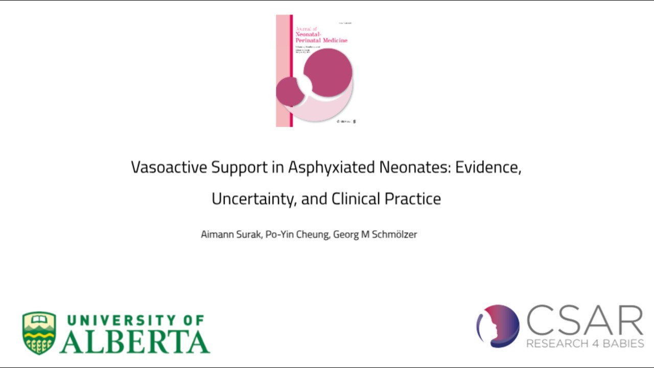 Vasoactive Support in Asphyxiated Neonates