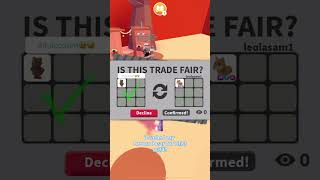 i traded my brown bear for this #adoptme #adoptmetrades #roblox
