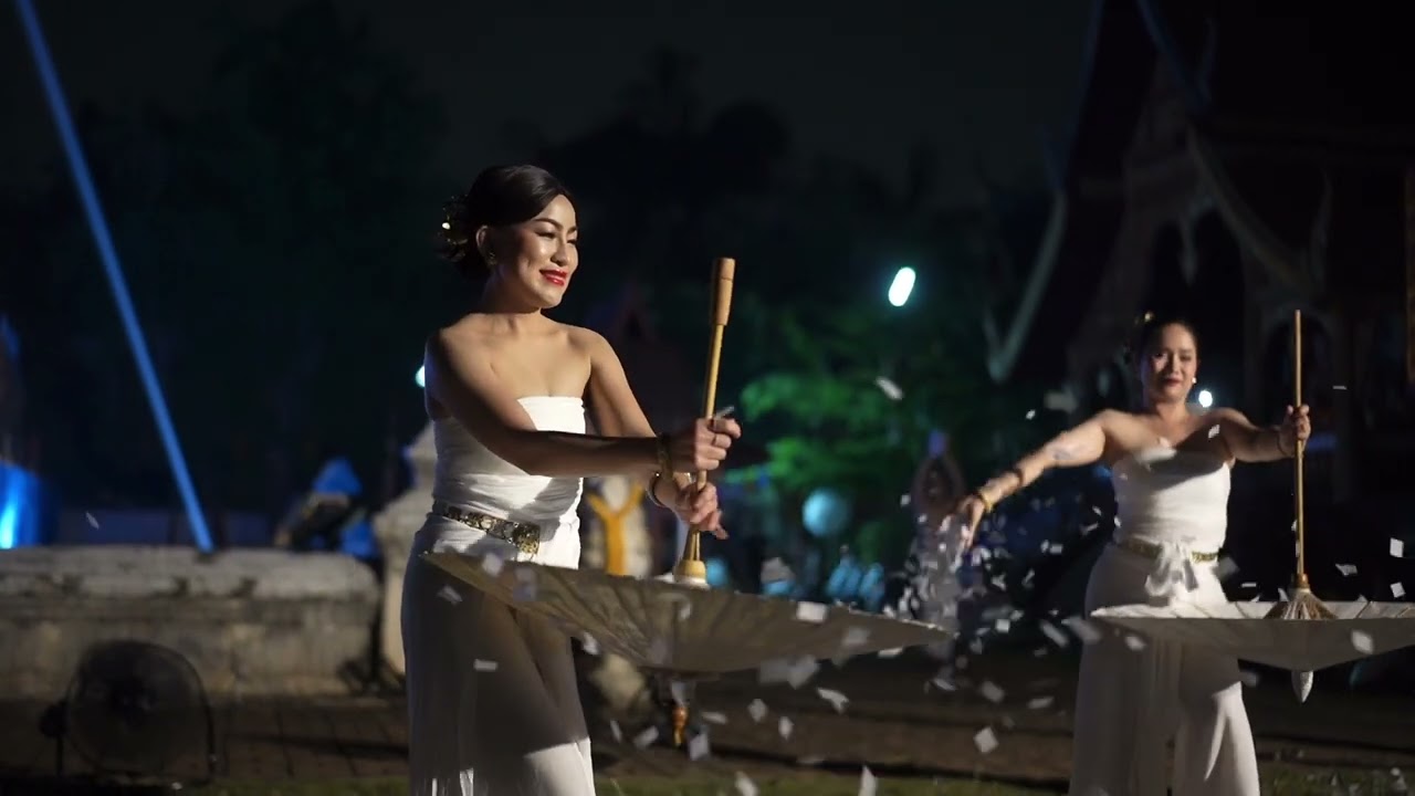 Full Show from Amazing Chiang Mai Light Up at Wiang Kum Kam in 2024