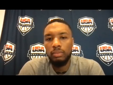 Damian Lillard at Team USA practice: "I'm excited to be here"