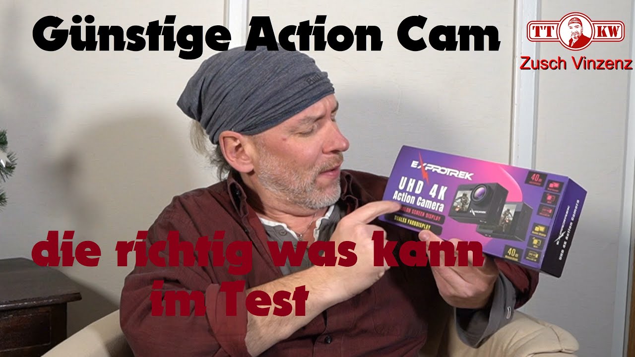 exprotrek action cam 4k test