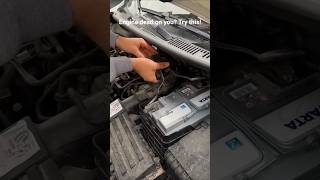 Crazy DIY emergency car start hack #carhacks #diy #shorts