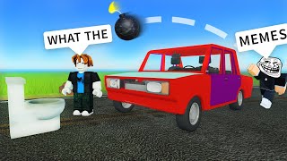 ROBLOX A Dusty Trip: Trolling & Funny Moments (MEMES) 🚗
