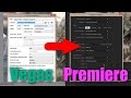 Sony Vegas - Project Properties vs Premiere Pro - Sequence Setings