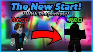 ROBLOX Mining Simulator NOOB TO PRO 2 (Part 1) THE NEW START! (with Reaperbyte)