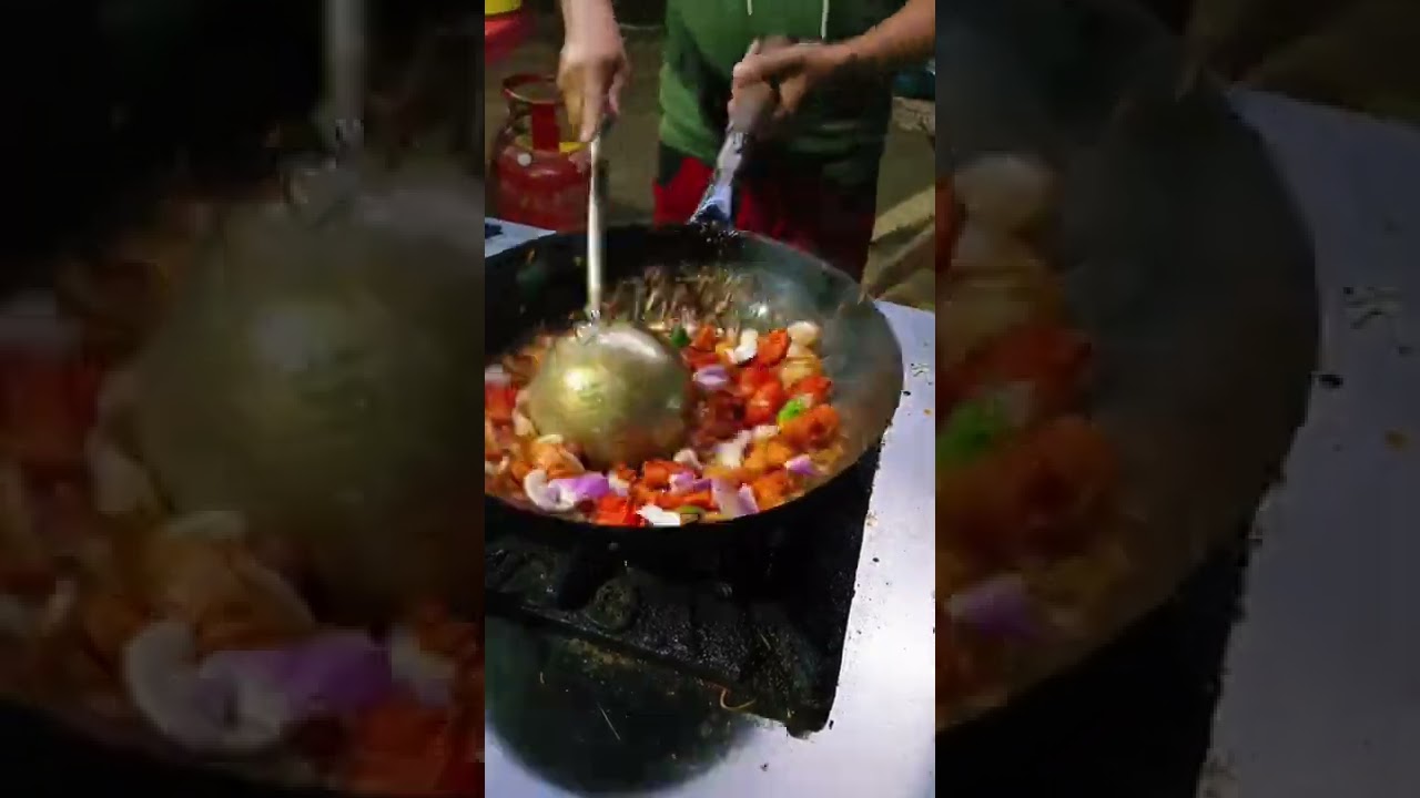 ഒരു തീ🔥 മിന്നൽ ചില്ലി ചിക്കൻ From Awesome Bareilly | Bytz shorts 