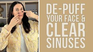 Do This 3 Minute Facial Massage to De Puff Your Face & Clear Sinuses