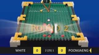 World Championship Snooker 2013 in LEGO