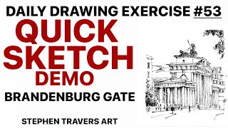 Sketching a Complex Scene Quickly