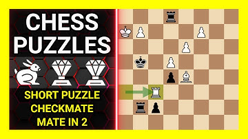 Chess Puzzles to Practice. Themes: Short puzzle, Checkmate, Mate in 2. Learn Chess