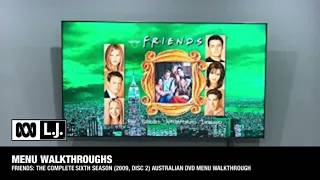 Friends: The Complete Sixth Season (2009, Disc 2) Australian DVD Menu Walkthrough