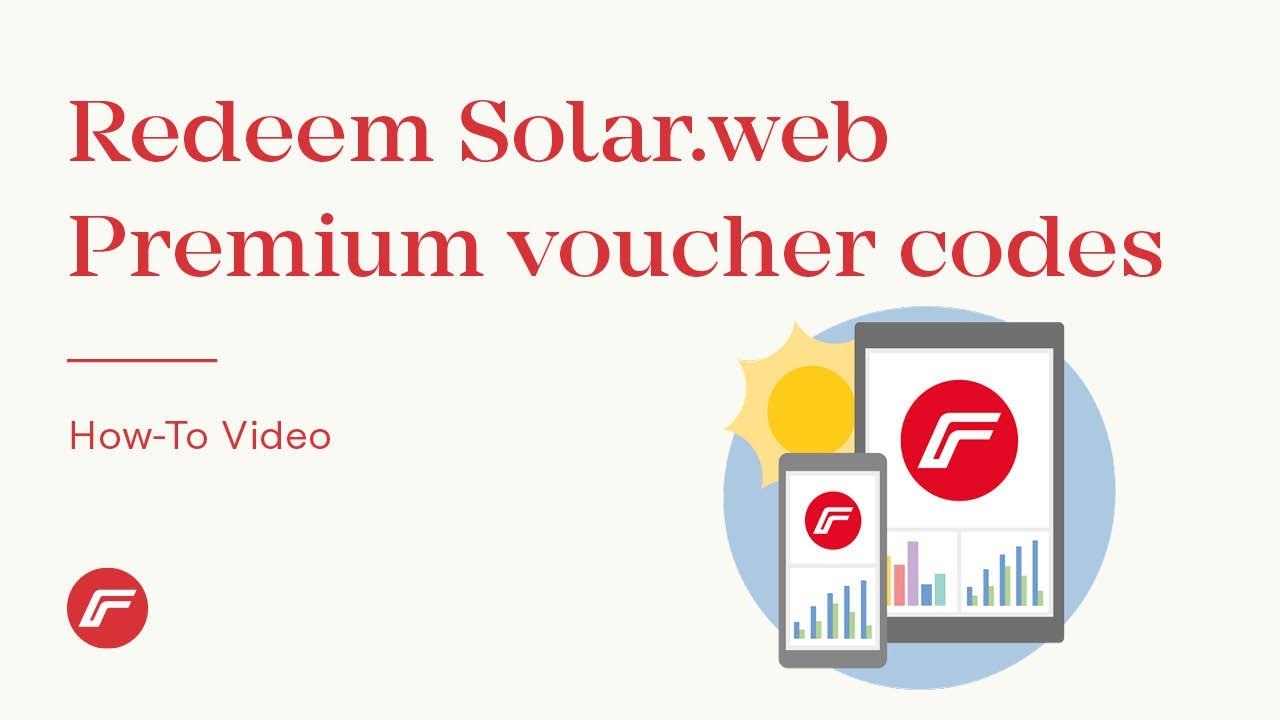 How-To Video: Redeem Solar.web Premium voucher codes