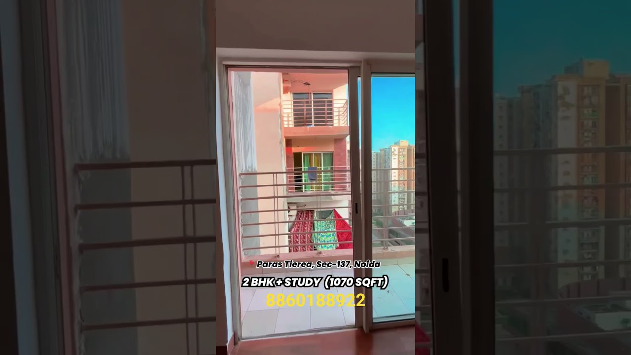 Ready to Move 2BHK + Study | Paras Tierea Sector 137 Noida