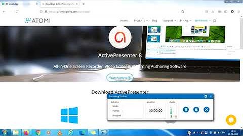 How to Record Your Screen and Voice in Laptop or PC (Telugu)