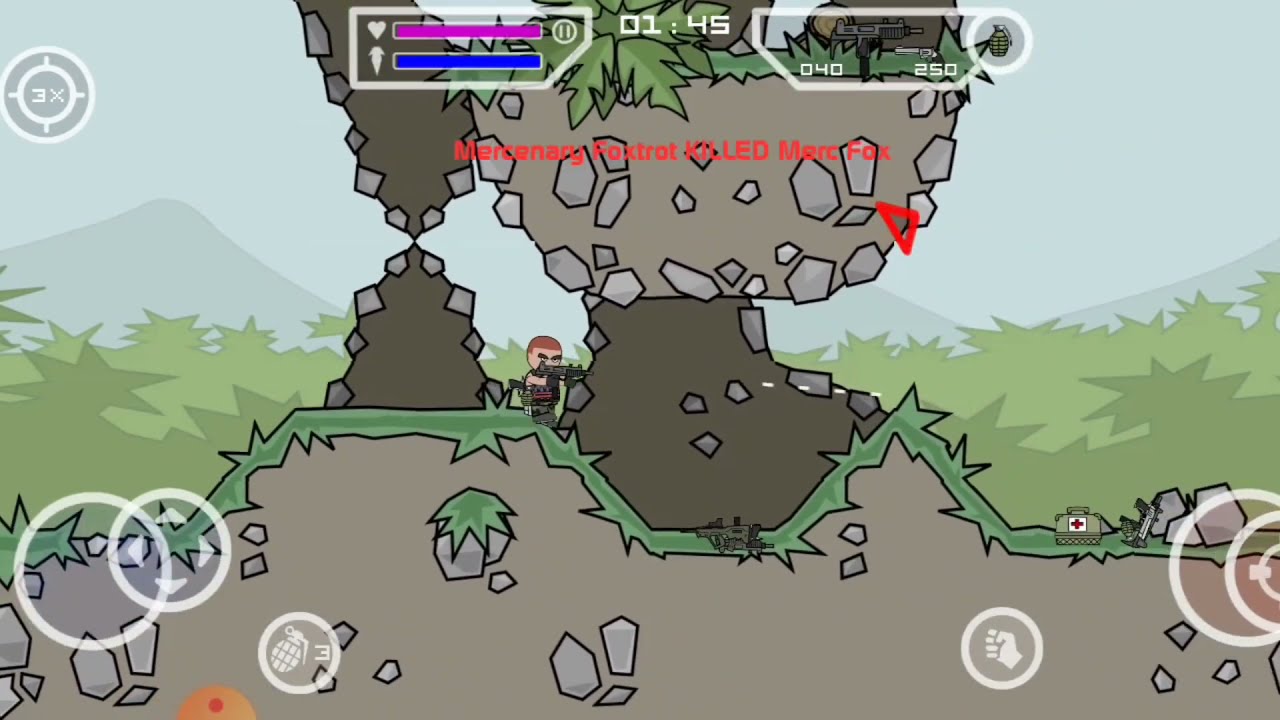 mini militia⚡ | noob or pro | First gameplay🔥| Rookie noobie❤          