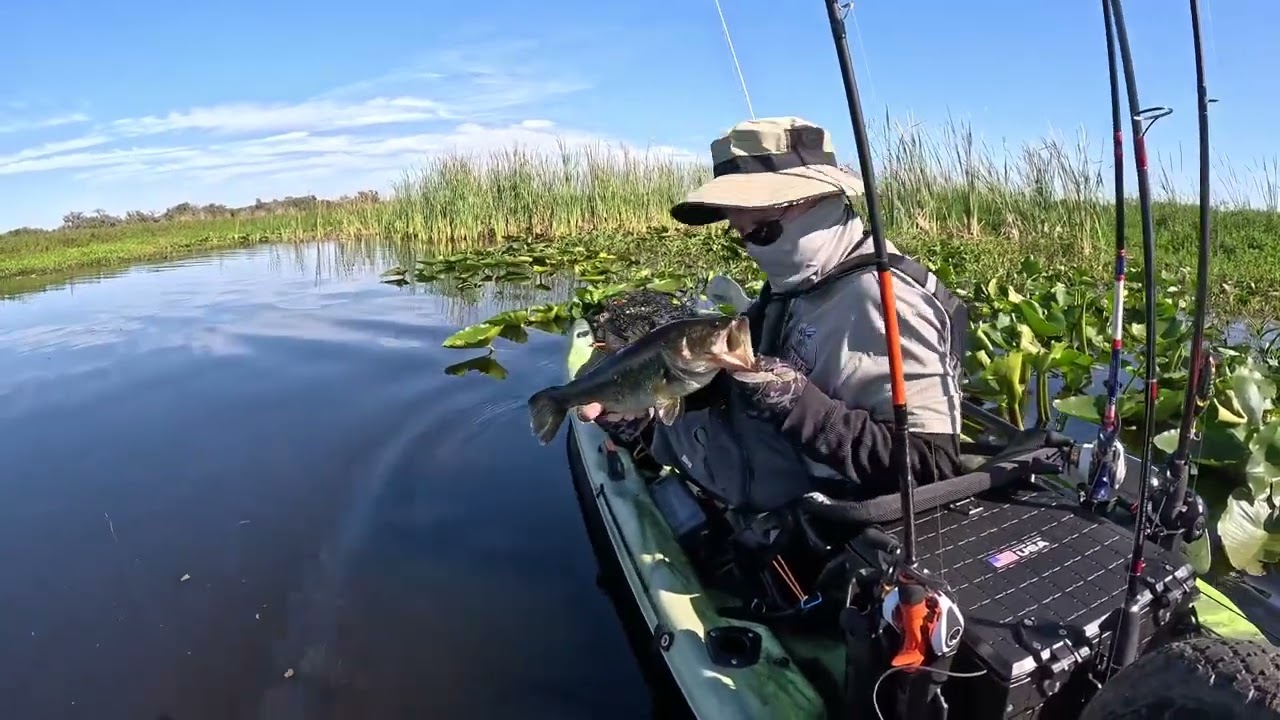 Central Florida Kayak Bass Fishing