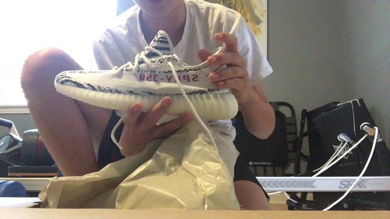 Kickze Yeezy Zebra 350 V2 Review YouTube