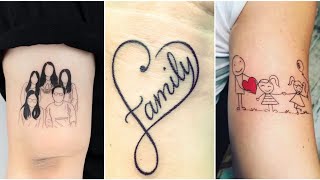 Cutest FAMILY Tattoos For Girls 2024 | Simple Family Tattoo Design Ideas | Women's Tattoos!