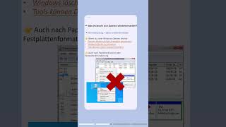 🚨 Dateien gelöscht… aber trotzdem noch wiederherstellbar?!#pc #disk #data #complete #delete
