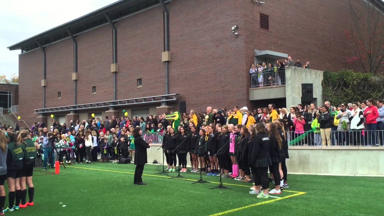 Greenwich Academy turf ribbon-cutting