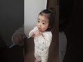 １歳５ヶ月歯磨き。 #shorts