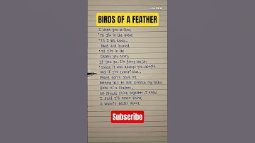 Thumbnail of Billie Eilish - BIRDS OF A FEATHER Lyrics #shorts #lyrics #billieeilish #yt #birdsofafeather #music