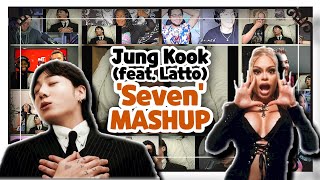 Jung Kook "Seven (feat. Latto)" Reaction Mashup
