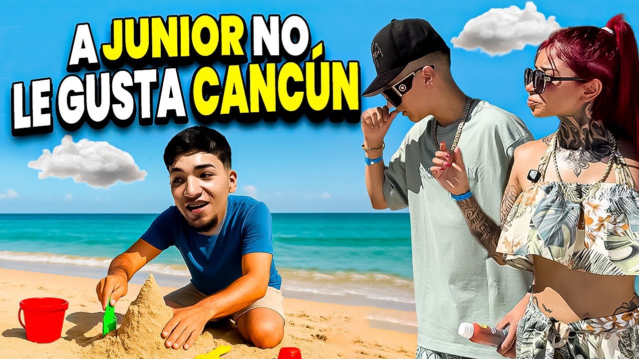 Llevamos a Junior a Cancún y TODO se salió de control 😂🌊| LOS REYES TOYS