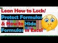 How to Lock Cells with Formulas in Excel | How To Hide Formulas in Excel