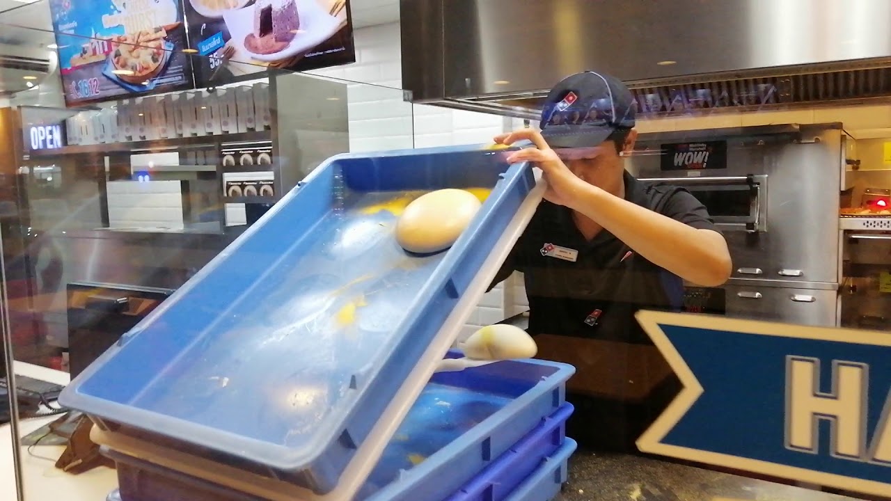 Domino's Pizza kitchen - YouTube