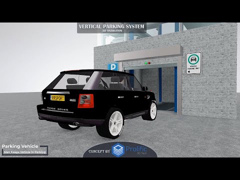 Tower Car Parking System | Vertical Parking System | Rotary Parking | Multi Parking | 3D Animation – 3D animation by Prolific 3D Tech