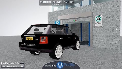 Vertical Tower Parking | Vertical Parking System | Rotary Parking | Multi Parking | 3D Animation