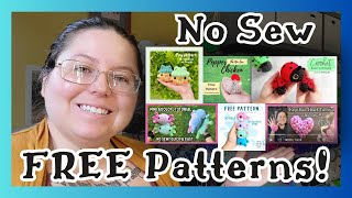 15 FREE No Sew Crochet Amigurumi Patterns 💕 Beginner Friendly, Market Ideas, Quick & Cute Plushies ✨