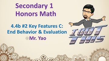 S1H-4.4b #2 Key Features of Functions C - End Behavior & Evaluation 23-24