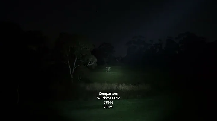 Long-range flashlight comparison: Wuben L50, Sofirn SC18, Wurkkos FC12, Wurkkos TD02, Convoy S2+