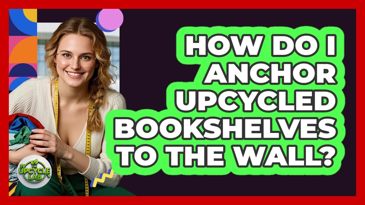 How Do I Anchor Upcycled Bookshelves To The Wall? - The Upcycle Lab