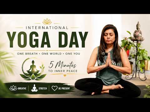 🌿 Don’t just practice yoga today.✨ Live yoga every day. Happy International Yoga Day