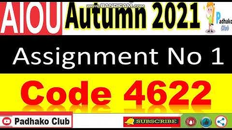 ⏩ AIOU Code 4622 Solved Assignment No.1 Autumn 2021 ||Level: MA Islamic studies