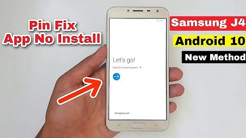 Samsung J4 (SM-J400F) Frp Unlock/Google Lock Bypass Android 10--No Pin Window--App Not Install Fix
