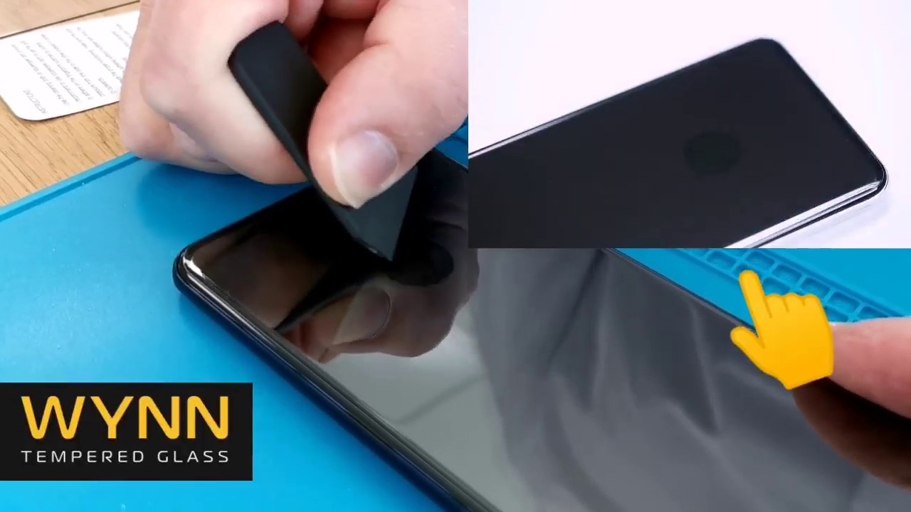 Wie Mache Ich Panzerglas Auf Mein Handy WYNN H9 Panzerglas Montage Samsung Galaxy S20 Serie mit Fingerprint