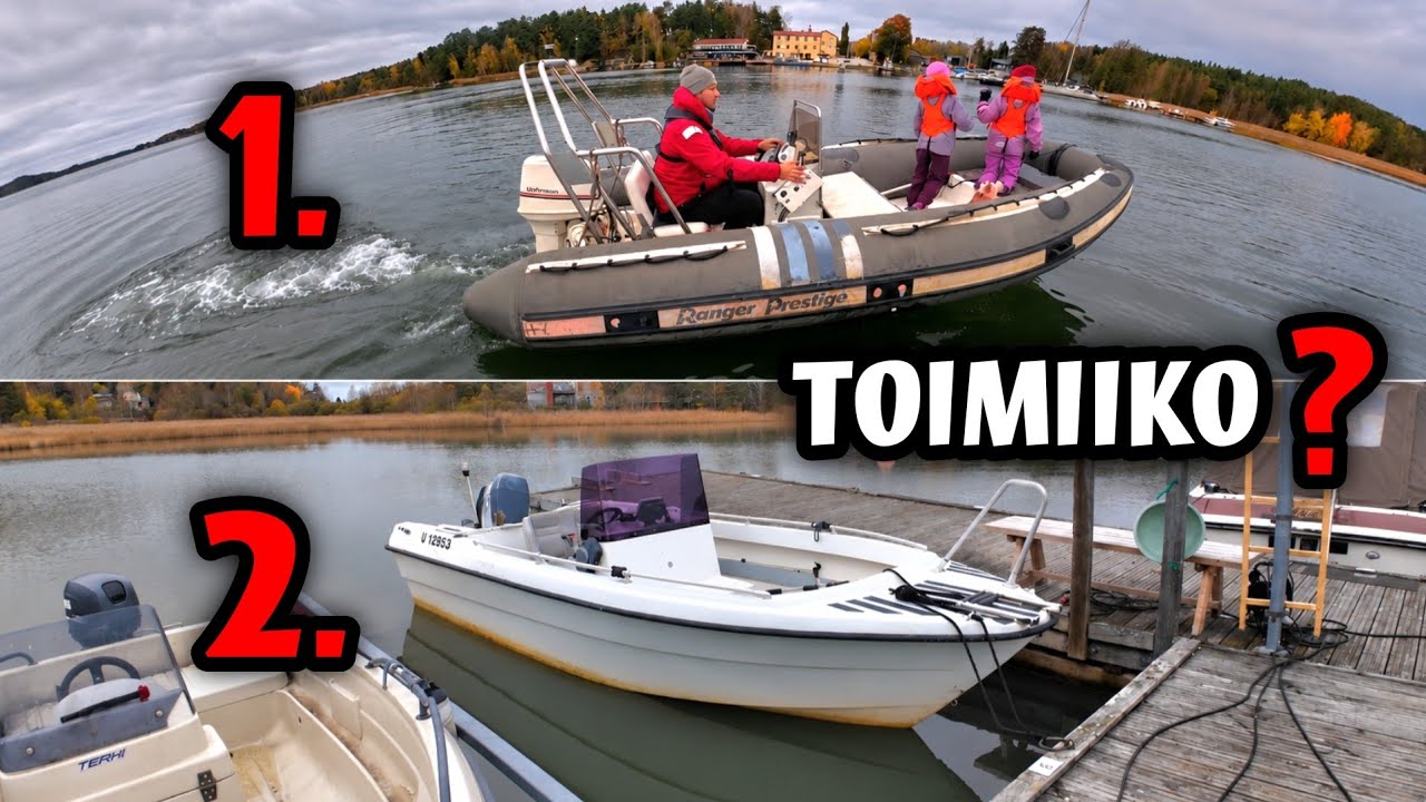 OSTIN KAKSI RIKKINÄISTÄ VENETTÄ - SAADAANKO EDES TOINEN KUNTOON?