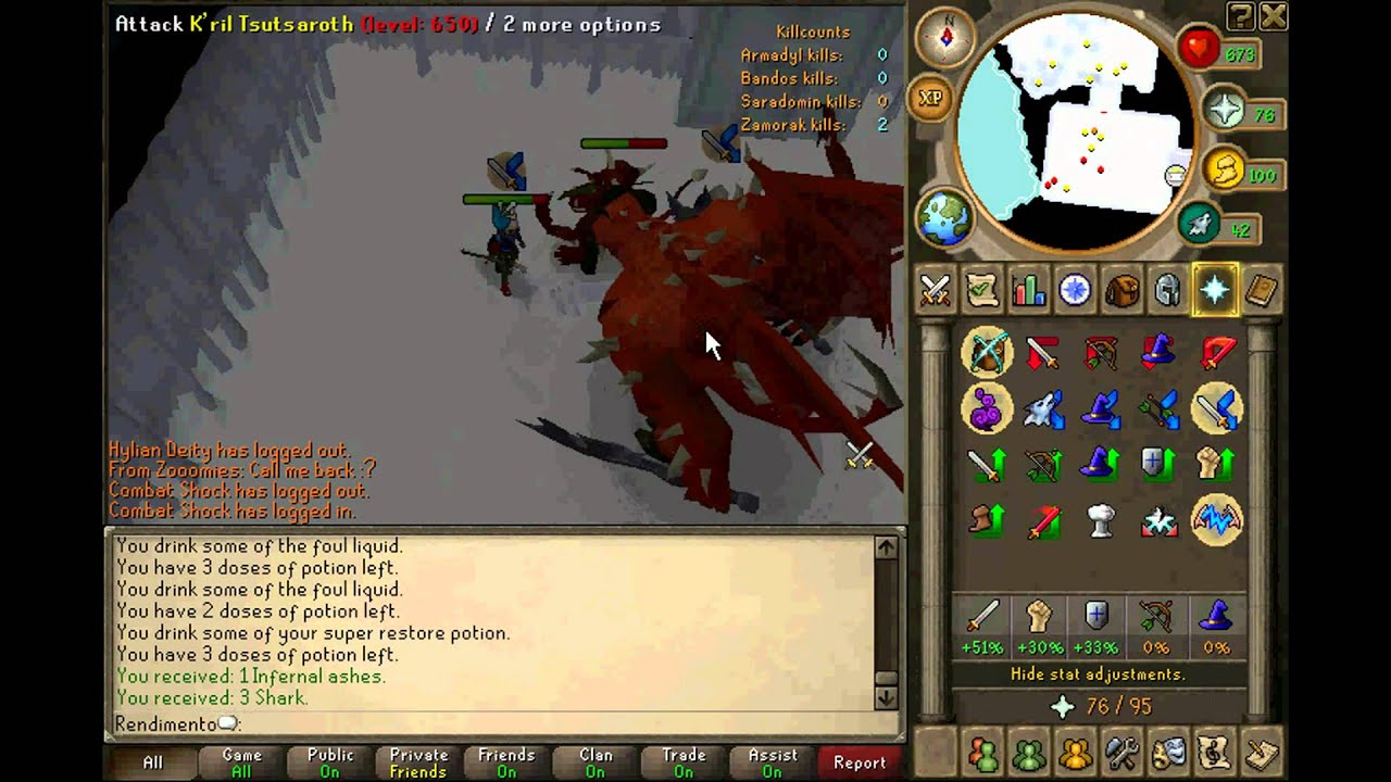 Rendimento and S33 U in 1um - PVM Video (Obby/corrupt tanks vs boss monsters)